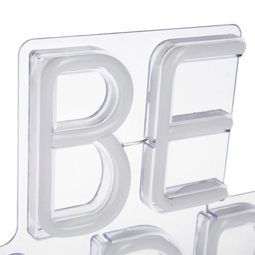 Néon Mural USB Be Happy Rose Ostaria