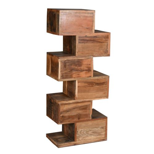 Commode Zig Zag En Bois Recyclé Et Métal