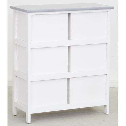 Commode/chiffonnier Bois ' Sérénité Et Douceur ' 6 Tiroirs