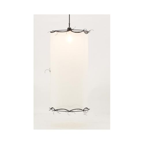 Abat-jour Pour Suspension En Coton Riad Petit Blanc