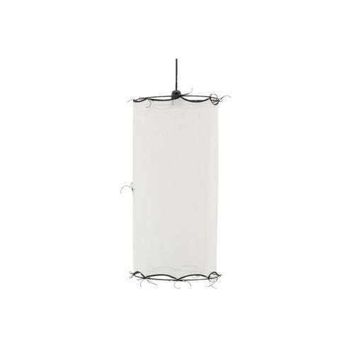 Abat-jour Pour Suspension En Coton Riad Petit Blanc