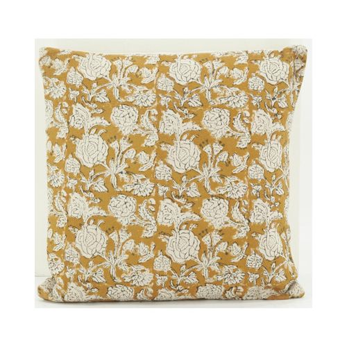 Coussin à Fleurs Jaune Et Blanc