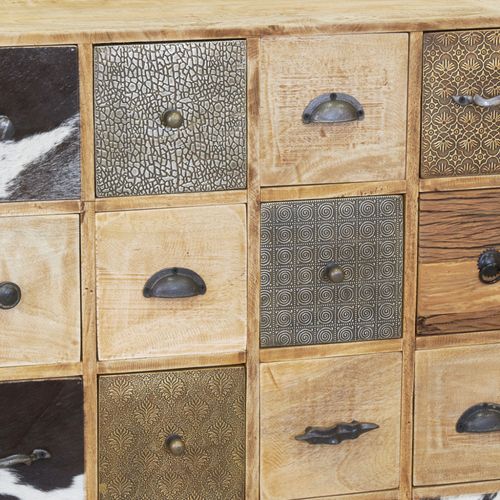 Commode En Manguier Vache 20 Tiroirs
