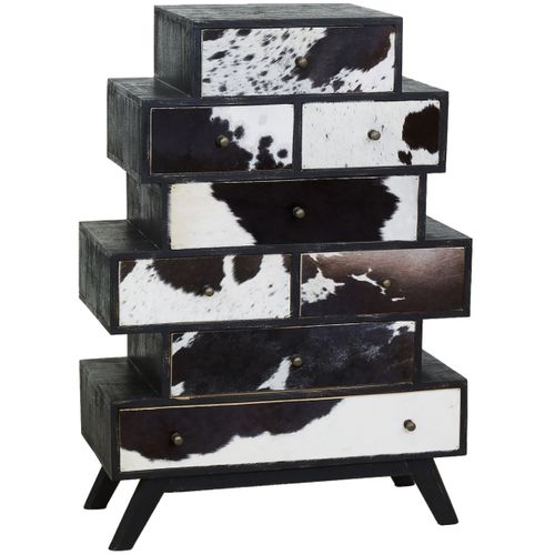 Grande Commode Zigzag Vache Noire