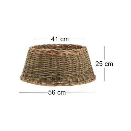 Cache-pied De Sapin En Osier 2 Tons