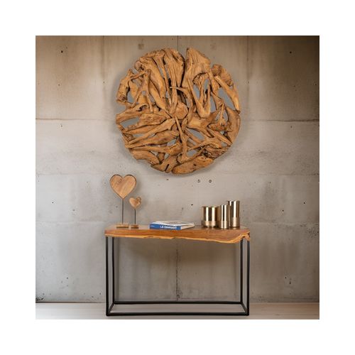 Console En Teck Et Métal - Arden Console D'entrée