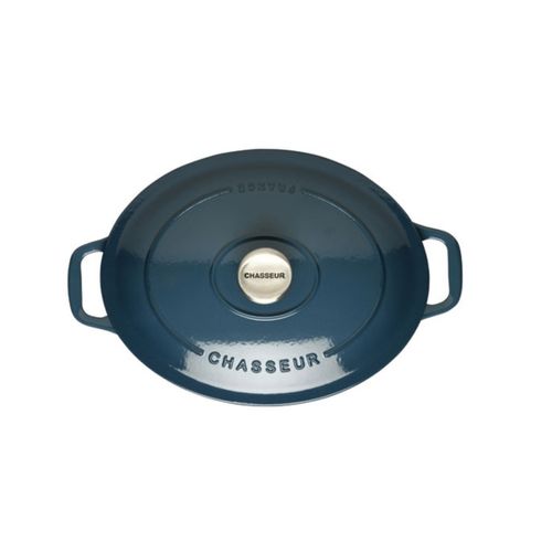 Cocotte Ovale En Fonte Émaillée 29cm Bleu - Puc472997