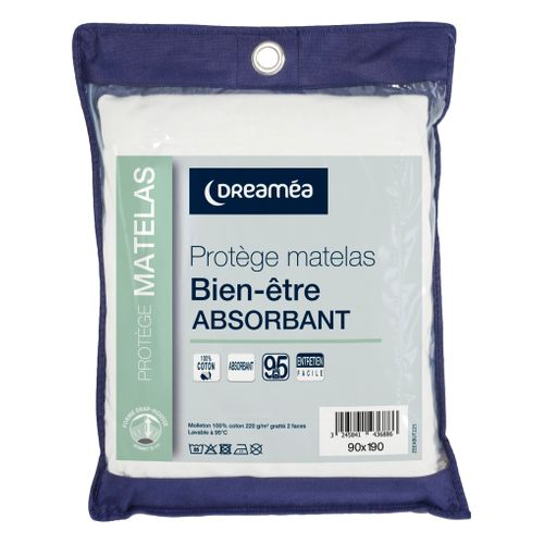 Protège matelas 90x190 cm DREAMEA BIEN-ETRE