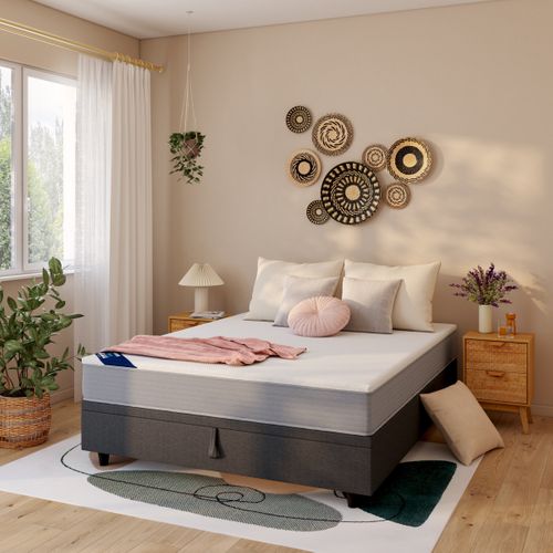 Surmatelas 160x200 cm ép.4 cm DREAMEA MEMOTOP