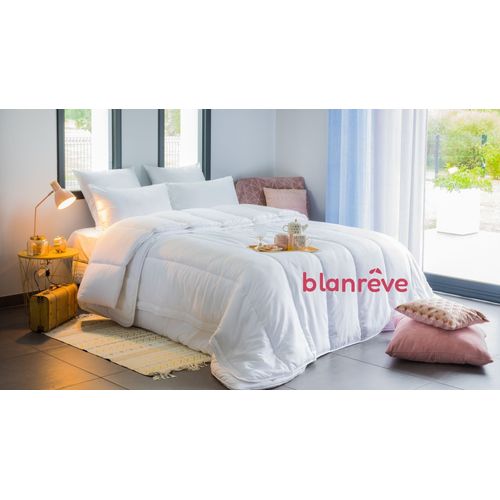 Couette - 200 X 200 Cm - Blanreve - 4 Saisons - 420 G/m² - Blanc