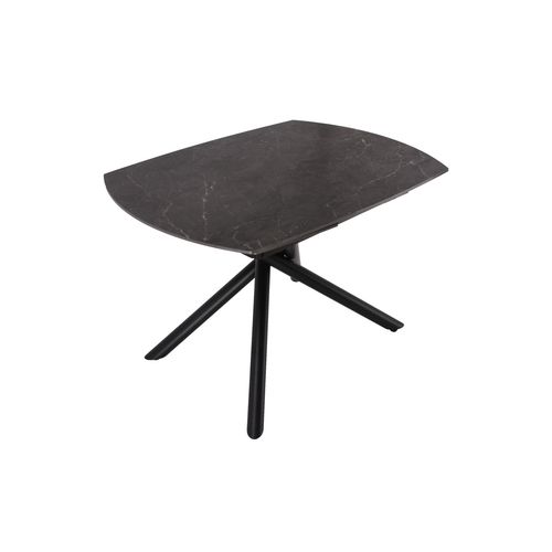 Table céramique L.120/180 CECILIA Gris anthracite