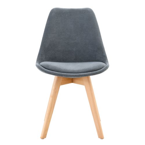 Chaise tissu NORVEGE Gris