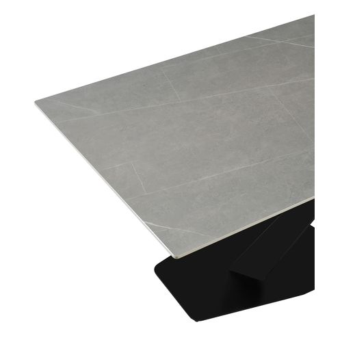 Table céramique L. 160 ELLA Gris clair