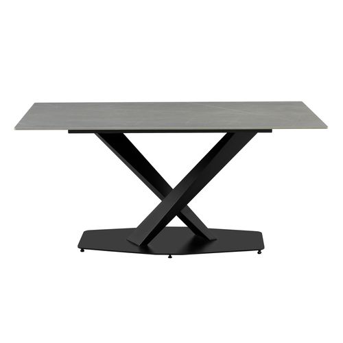 Table céramique L. 160 ELLA Gris clair