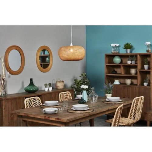 Suspension En Bambou D 45 X H 145 Cm Beige