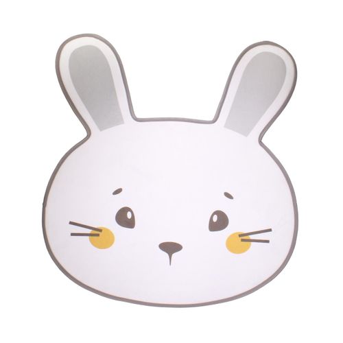 Tapis Mousse Enfant "lapin" 75x80cm Blanc