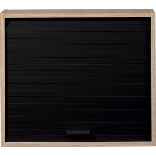 Meuble Cuisine Chêne Rideau Noir 1 Etagère Larg 60 Haut 53.6 Prof 25 Cm