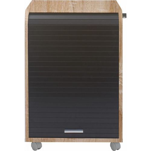 Caisson De Bureau Chêne Bicolore - Coloris: Noir