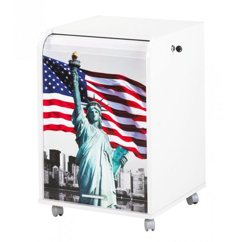 Caisson De Bureau Blanc 2 Tiroirs - Coloris: Liberté 505
