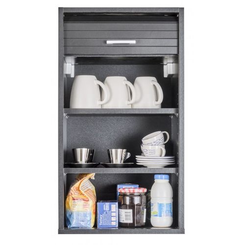 Meuble De Cuisine Noir L 40 Cm H 72 Cm