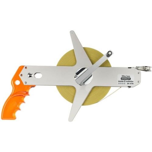 Décamètre Mesure Longue - 1-34-478 - 50 M X 12,7 Mm - Ruban Acier - Mabolon Master Ii