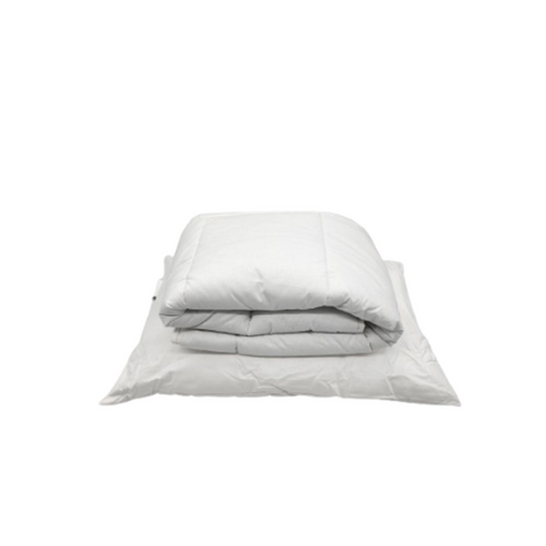 Pack Bébé Coton Bio - Couette 80x120 + Oreiller 40x60 - Toutes Saisons - Mortreux