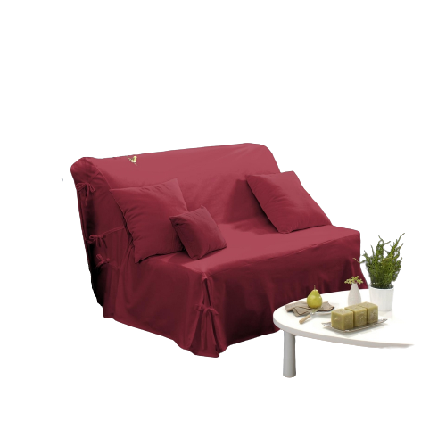 Housse BZ 90x140 - Cerise 6131 - Toutes Saisons
