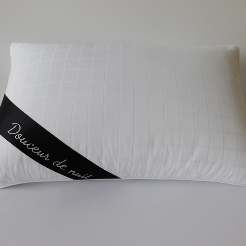 Oreiller Douceur De Nuit Coton Percale - 45 X 70 - Toutes Saisons