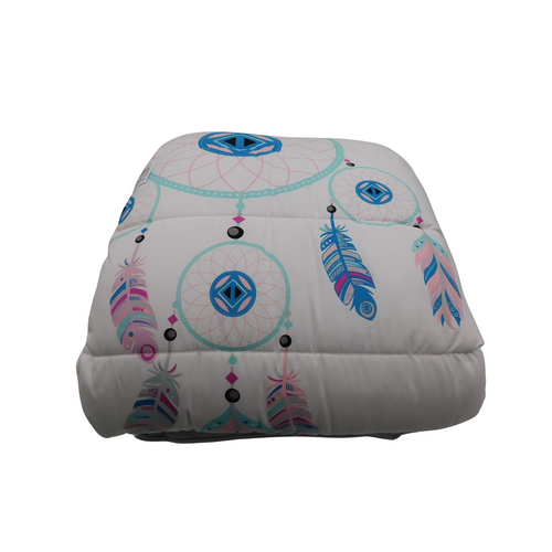 Couette Tempérée Imprimée Attrape Rêve Couleur - 2 Personnes 220 X 240 - Mi Saison