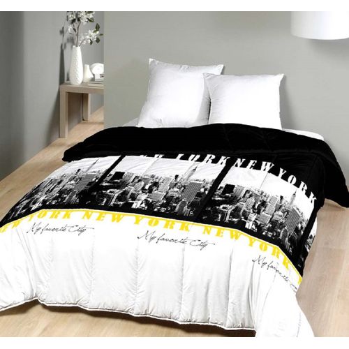 Couette Légère New York / Non Tissé Blanc - 1 Personne 140 X 200 - Spécial Été