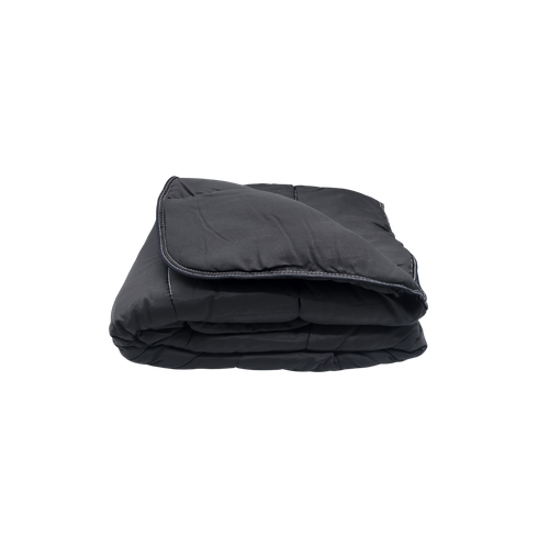 Couette Légère Microfibre Noire - 1 Personne 140 X 200 - Spécial Été