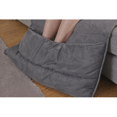 Couette Télé Grise Foncé - 115 X 150 + 30 - Toutes Saisons