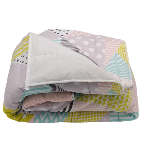 Couette Légère Imprimée/non Tissé Blanc - 1 Ou 2 Personnes 200x200 - Legere