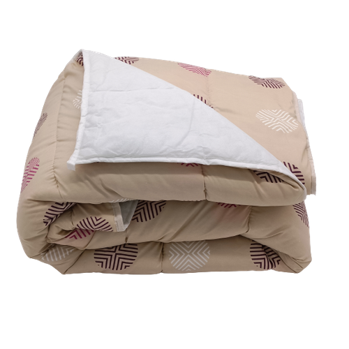 Couette Légère Imprimée/non Tissé Blanc - 1 Ou 2 Personnes 200x200 - Legere