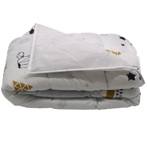 Couette Légère Imprimée Sapin Futé - 1 Personne 140 X 200 - Spécial Été