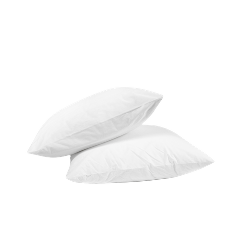 Lot De 2 Oreillers Ball Fiber Coton - 60x60 - 900grs - Toutes Saisons