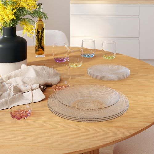 Assiette plate Ø. 27 cm GENERATION Transparent