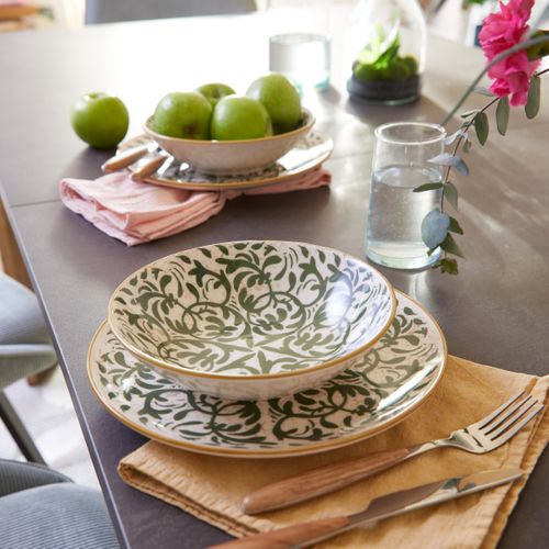 Assiette plate Ø 27 cm  Vert