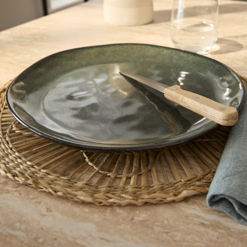 Assiette plate Ø. 27,5 cm GRENADA Vert