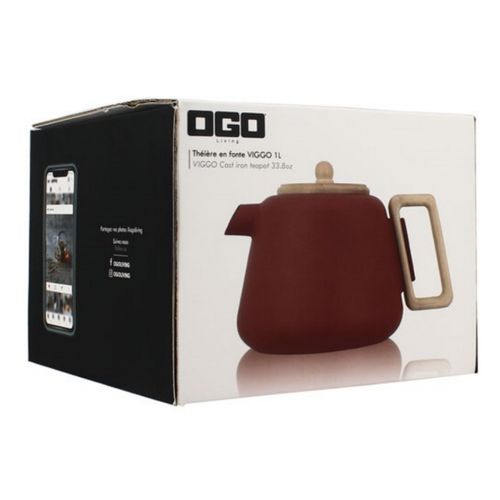 Théière En Fonte 1l Paprika - 7912175