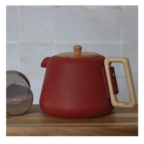 Théière En Fonte 1l Paprika - 7912175