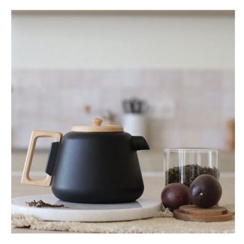 Théière En Fonte 1l Noir - 7912179