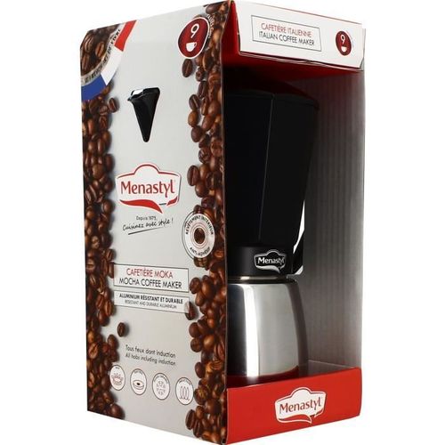 Cafetière Italienne - 3935071 - Aluminium - 9 Tasses - Tous Feux Dont Induction