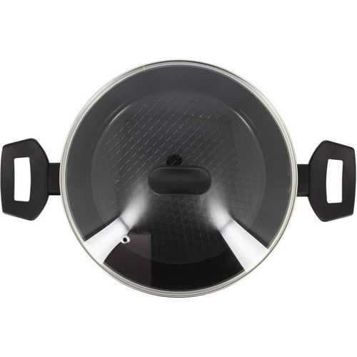 Faitout - 6020647 - En Aluminium Forgé - 24 Cm - Noir - Tous Feux Dont Induction