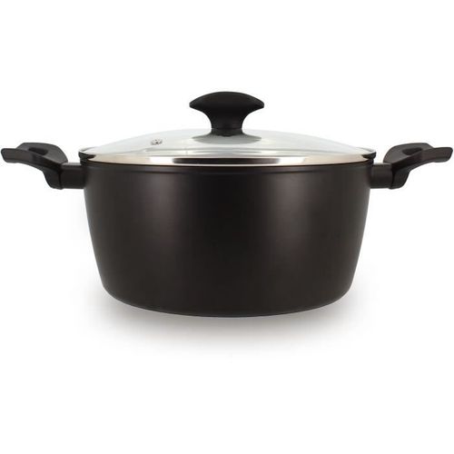 Faitout - 6020647 - En Aluminium Forgé - 24 Cm - Noir - Tous Feux Dont Induction