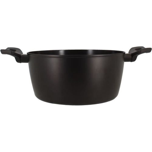 Faitout - 6020647 - En Aluminium Forgé - 24 Cm - Noir - Tous Feux Dont Induction