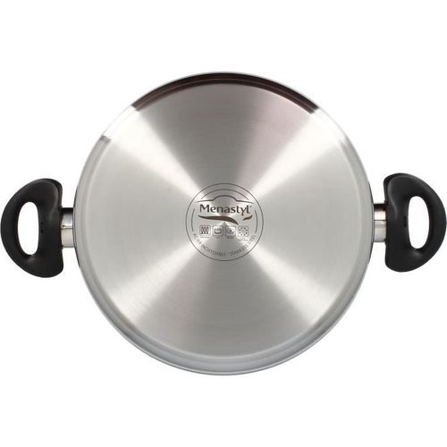 Faitout - 6020256 - En Acier Inoxydable - 24 Cm - Tous Feux Dont Induction