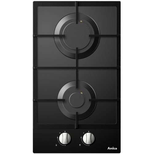 Table gaz AMICA AG2620N 2 foyers Noir