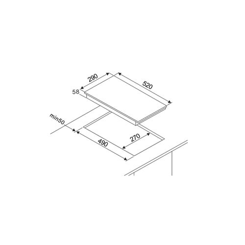 Table induction FAGOR FAI2527 2 foyers