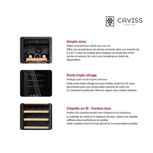 Cave de service CAVISS TH12E35 12 bouteilles